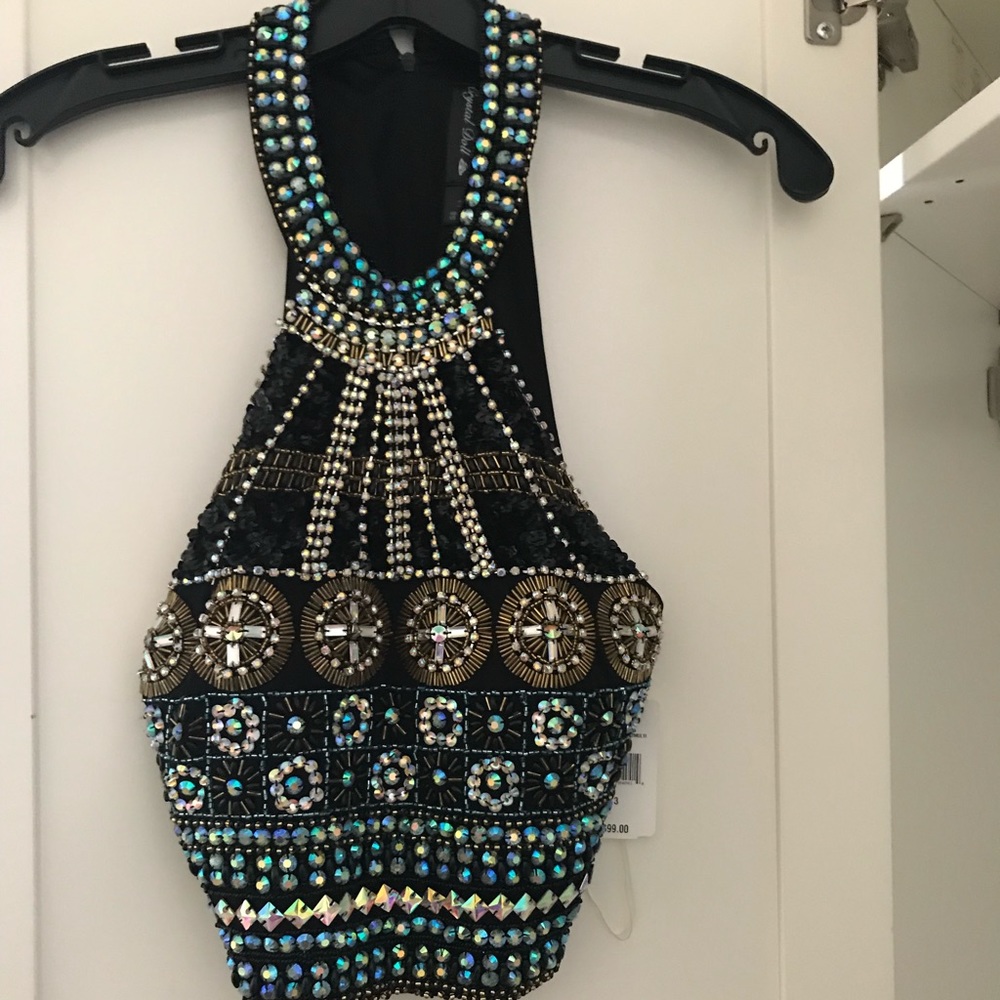 Embroidered vest